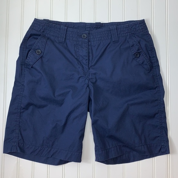 L.L. Bean | Shorts | Ll Bean Navy Blue Bermuda Shorts | Poshmark